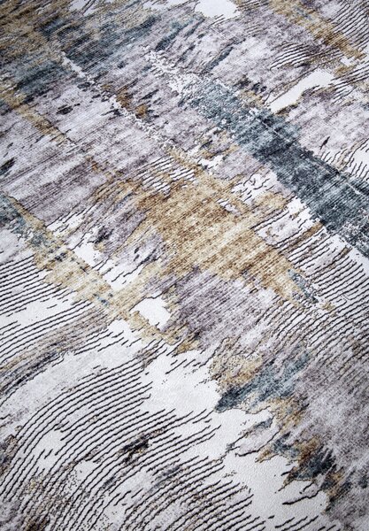 ELLE Decoration , Kusový koberec Imagination New 106038 Sapphire/Gold z kolekcie Elle, 120x160, viacfarebná, obývacia izba