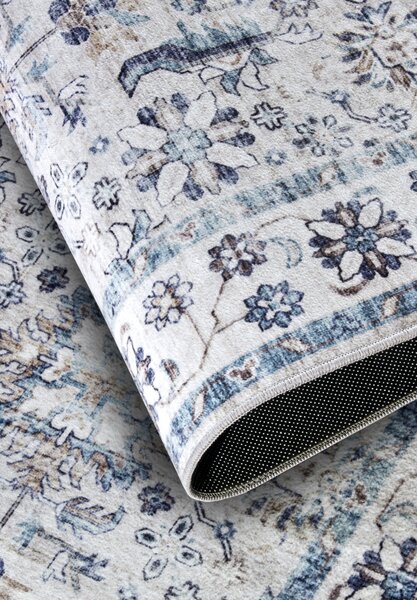 ELLE Decoration , Kusový koberec Imagination New 106042 Cream/Blue z kolekcie Elle, 120x160, modrá, obývacia izba