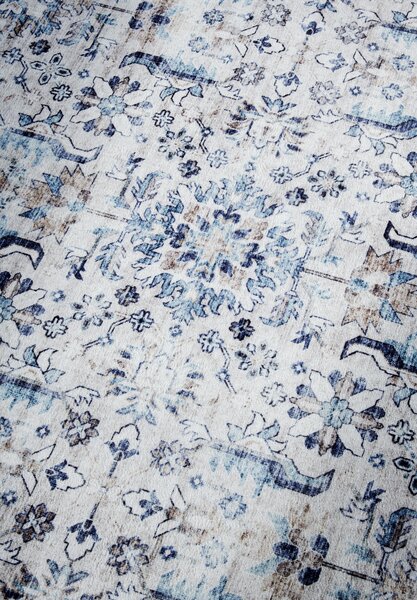 ELLE Decoration , Kusový koberec Imagination New 106042 Cream/Blue z kolekcie Elle, 120x160, modrá, obývacia izba