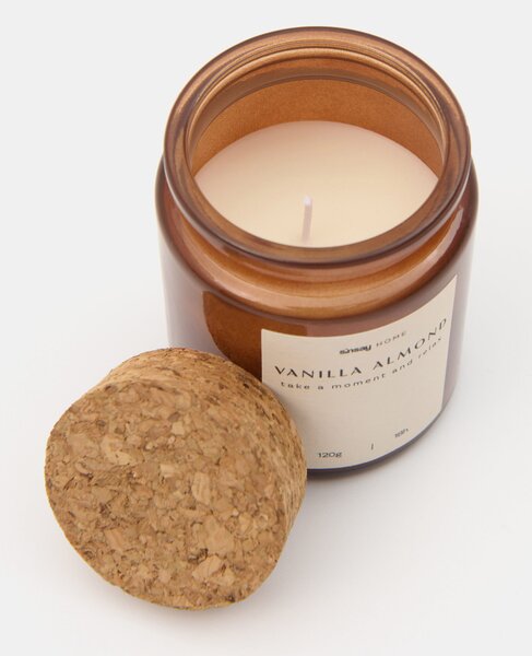 Sinsay - Sviečka Vanilla Almond - hnedá