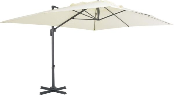 Maison Exclusive - Slnečník s hliníkovým stožiarom 400 x 300 cm piesok