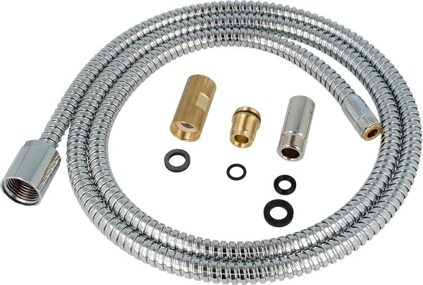 Hansa sprchová hadica M15x1/2" chrómovaná, dĺžka 1500 mm, flexibilná a odolná, 1 ks