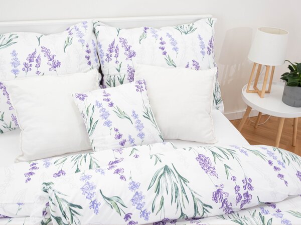 Bavlnená obliečka na vankúš Renforcé 70 × 90 cm – Levanduľa