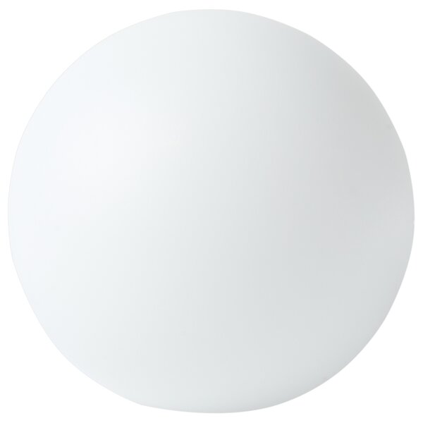 Sada 3 vonkajších solárnych guľatých LED svietidiel biela syntetický materiál 30 cm IP67 vodoodolné s diaľkovým ovládaním záhradné osvetlenie