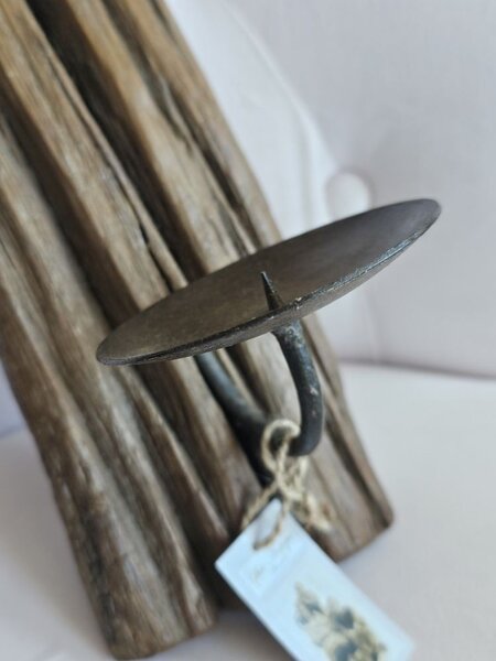 Drevený nástenný svietnik Grimaud Unit - 12*10*43 cm - Chic Antique