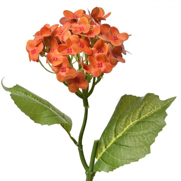 Dekorácia umelé kvety s oranžovými kvietkami - 19*10*37 cm - Clayre & Eef