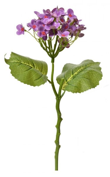 Dekorácia umelé kvety s fialovými kvietkami - 19*10*37 cm - Clayre & Eef