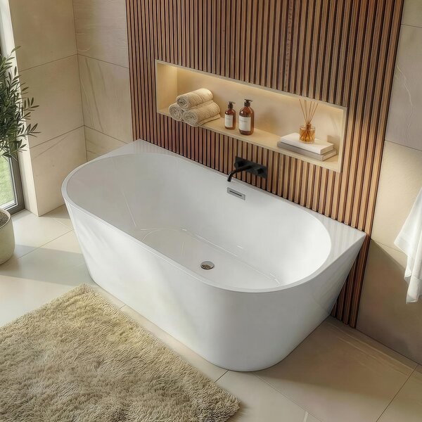 Badplaats Vaňa Isia 170 x 75 x 60 cm – Rohová Vaňa – Lesklá Biela
