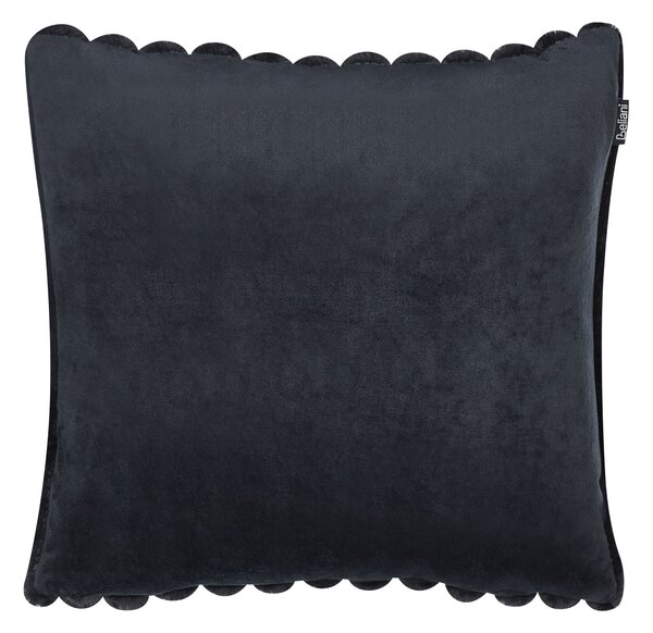 Sada 2 dekoratívnych vankúšov čierna polyester 45 x 45 cm bez vzoru jednofarebná moderný štýl doplnky