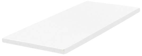 Vrchný matrac biela PU pena polyesterový poťah 90 x 200 cm topper podložka na posteľ spálňa