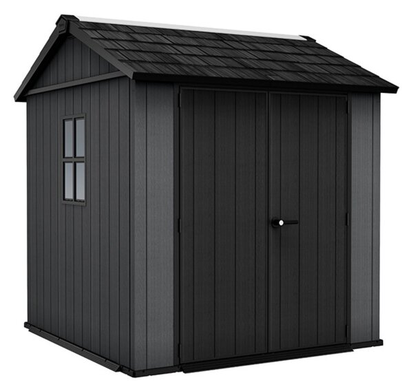 Keter Newton Plus 7×7,5 — záhradný domček, sivý