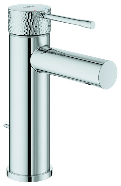 Jednopáková umývadlová batéria Grohe Essence 24175_1, veľkosť S, montáž do jedného otvoru, odtoková súprava s ťahadlom, povrchová úprava Crafted Chrom, 1 ks