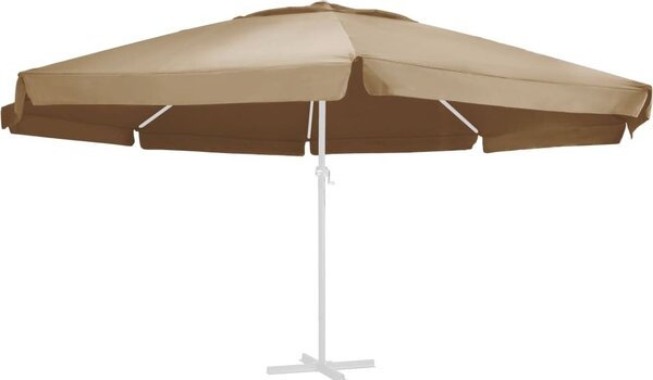 Maison Exclusive – náhradný poťah na slnečník, farba taupe, 610 cm