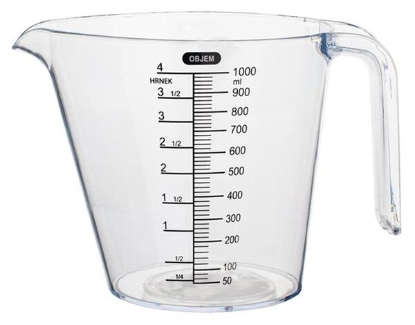 Plastová odmerka s výlevkou TORO 1000ml