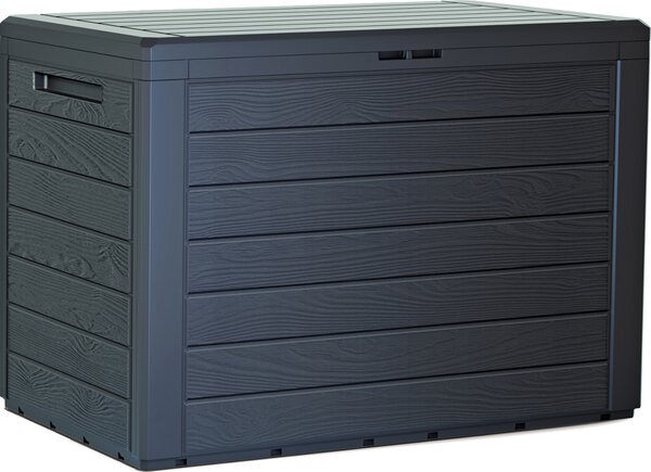 Záhradný box WOODEBOX antracit 78 cm - 190L
