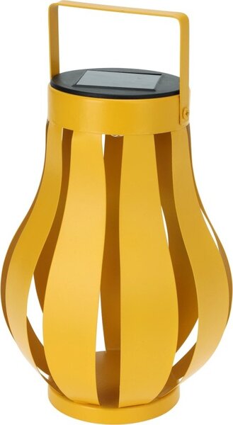 Solárny lampáš LED 19 cm žltá KO-AF5000800zlt