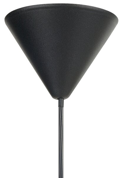 Závesná lampa modrá papierová tkanina 182 cm lemovaná strapcami osvetlenie závesné svetlo retro vintage
