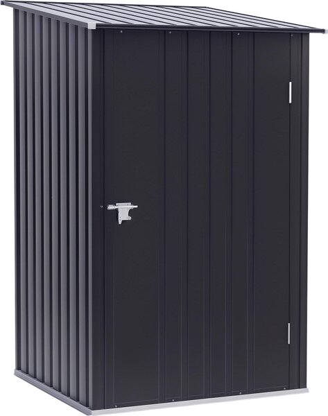 Záhradný domček OUTSUNNY 845-530, tmavo sivý - B