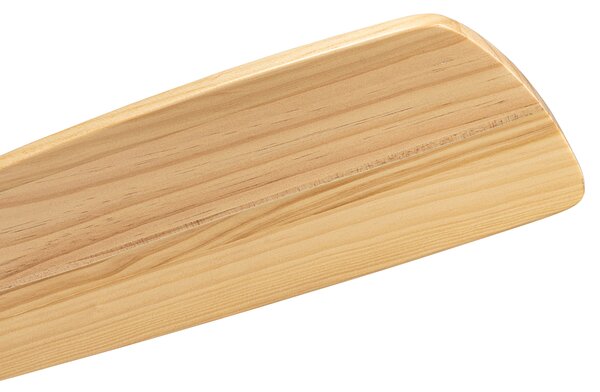 Stropný ventilátor biely s drevom 131,5 cm vrátane LED stmievateľný s diaľkovým ovládaním - Jerri