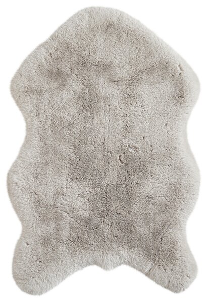 UMELÁ KOŽUŠINA, 60/90 cm, strieborná Novel - Koberce