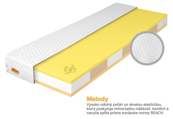 Wilsondo Penový matrac s pamäťovou penou Flexora 80×200