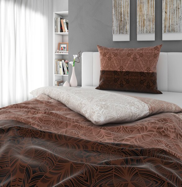 POSTEĽNÁ BIELIZEŇ, satén, taupe, 140/200 cm Esposa - Obliečky & plachty