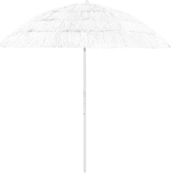 Maison Exclusive - Plážový slnečník Hawaii, biely 240 cm