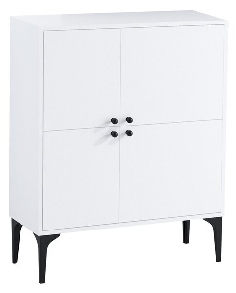 ASIR Komoda MOON biela