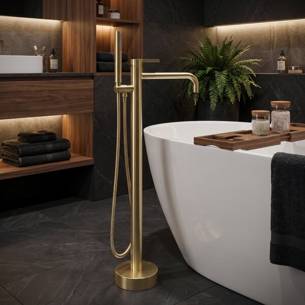 Voľne stojaca batéria Rea Foster Brush Gold