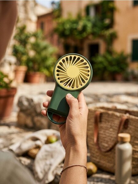 Sinsay - Prenosný ručný ventilátor - svetlozelená
