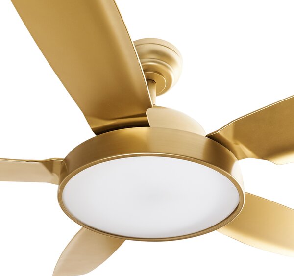 Stropný ventilátor so svetlom mosadzný diaľkové ovládanie 5 rýchlostí rustikálna tradičná obývacia izba spálňa