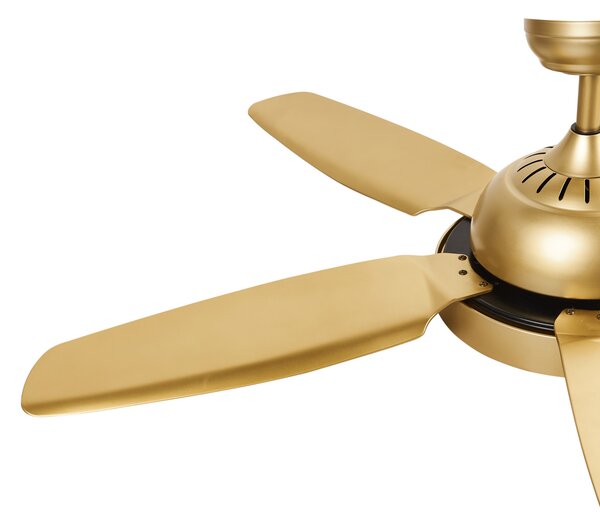 Stropný ventilátor so svetlom mosadzný diaľkové ovládanie 5 rýchlostí rustikálna tradičná obývacia izba spálňa