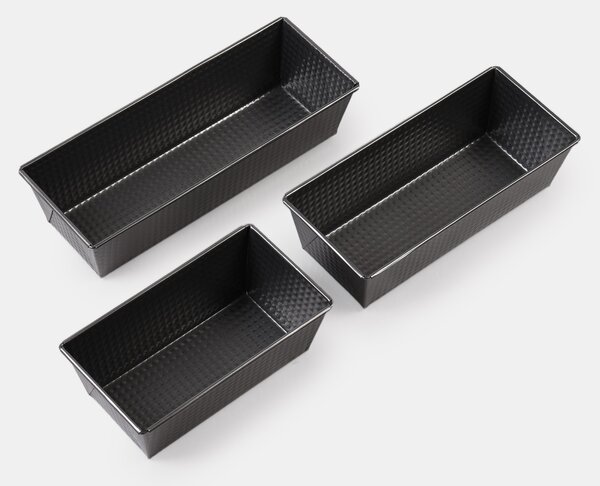Sinsay - Súprava foriem na pečenie z uhlíkovej ocele 3 pack - tmavosivá