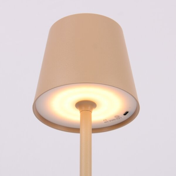 Globo 58438S - LED Stmievateľná dotyková vonkajšia lampa VANNIE LED/3W/3,7V IP44