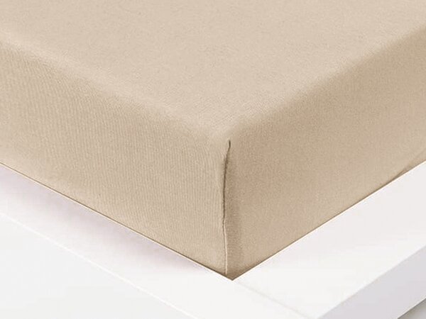 XPOSE® Jersey plachta Exclusive - biela káva 200x220 cm