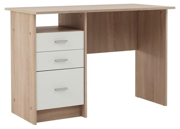 Kondela PC stolík Samson New - dub sonoma / biela