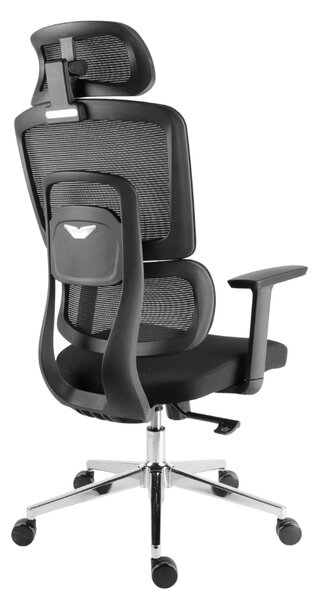 Kancelárska ergonomická stolička Neoseat GARY — čierna, nosnosť 150 kg