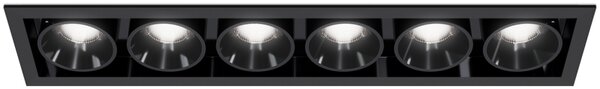 LED2 2560853 RIVA MAXI 6 zápustné svietidlo čierne