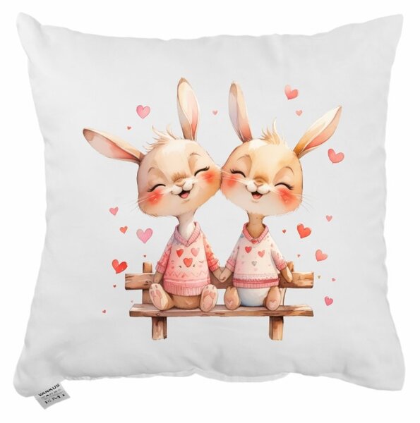 Dekoratívny vankúš Bunny Together 40x40 cm EMI