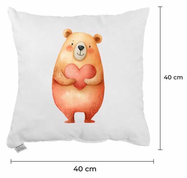 Dekoratívny vankúš Teddy Love 40x40 cm EMI
