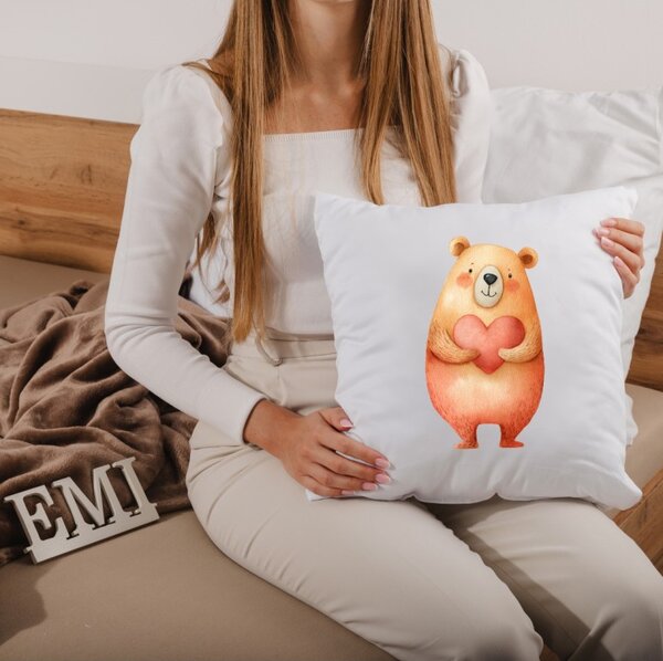 Dekoratívny vankúš Teddy Love 40x40 cm EMI
