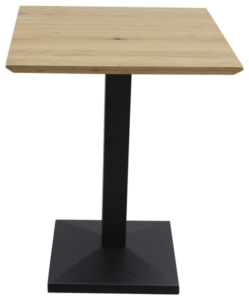 JEDÁLENSKÝ STÔL, dub, čierna, farba duba, 60/60/75 cm Linea Natura - Obývacie zostavy