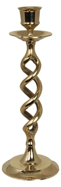 Kovový svietnik Ewa Twisted Brass
