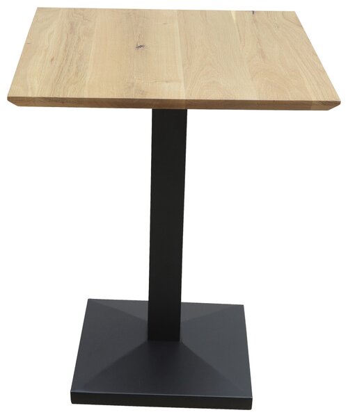 JEDÁLENSKÝ STÔL, dub, čierna, farba duba, 60/60/75 cm Linea Natura - Obývacie zostavy