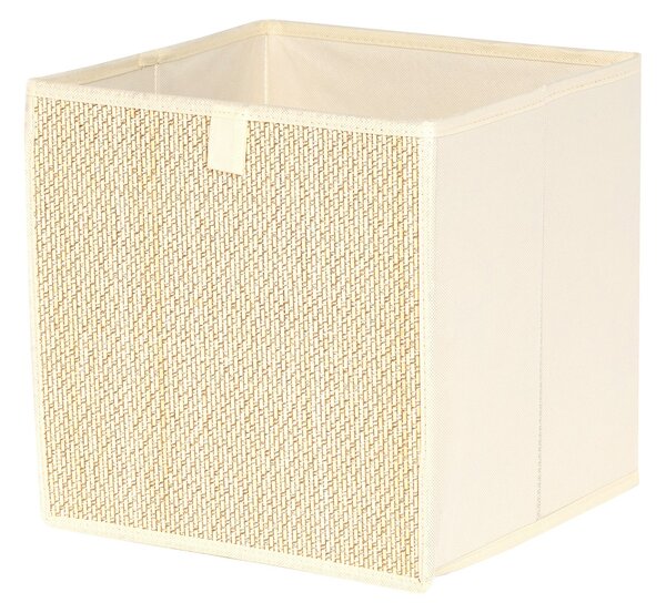 Sinsay - Úložný box s bambusovým predkom - krémová
