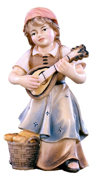 Dievča s mandolínou - dolomitský