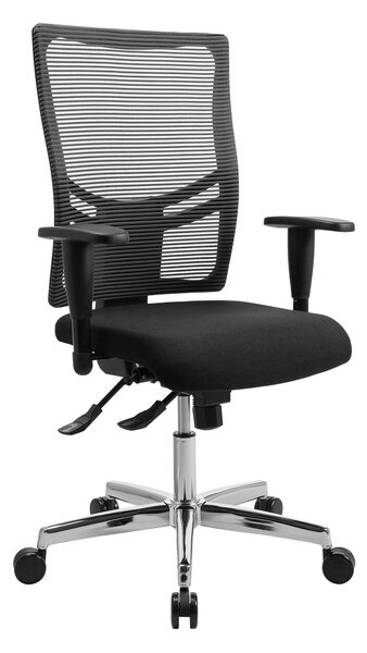 OTOČNÁ STOLIČKA, sieťovina, čierna Dieter Knoll - Online Only kancelárie, Online Only