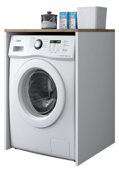 ASIR Skriňa na práčku KD103 orech biela