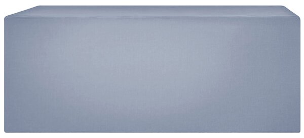 Ochranná plachta na záhradný nábytok sivá PVC polyester 255 x 180 x 70 cm kryt proti dažďu
