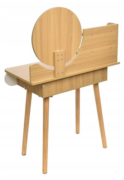 SUPPLIES SCANDI KIDS toaletný stolík so zrkadlom 80x120 - hnedý